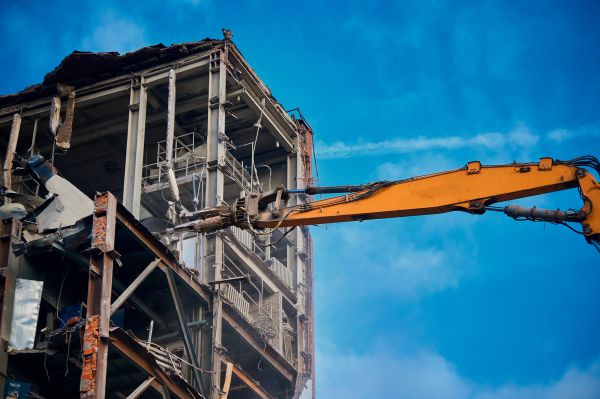 Factory Demolition in Sandy