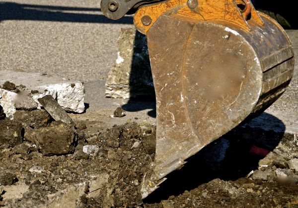 Cement Pad Demolition in Sandy