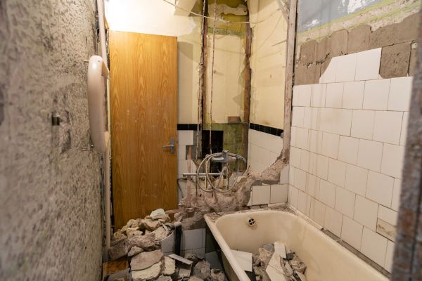 Shower Tile Demolition in Sandy
